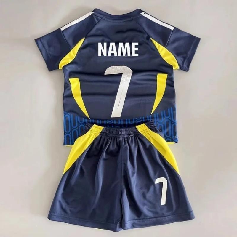 Directional Opening Hot Sales Style Boys' Horizontal Striped Graffiti Digital Printed Short-Sleeved Shorts Suit Casual Sports Style