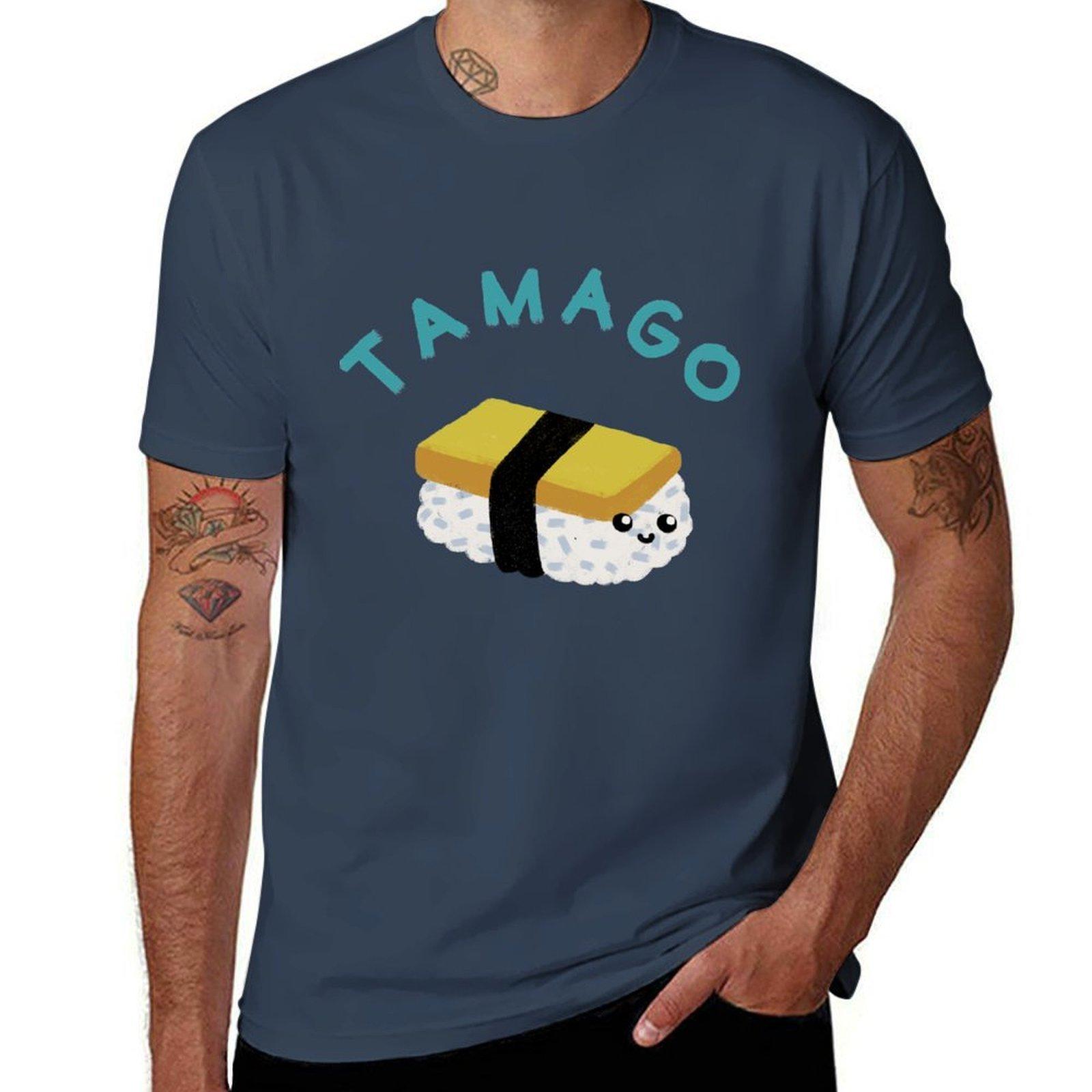 Sushi kawaii TShirt Casual Holiday Short Sleeve Tee S