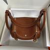 Fubao Saddle Leather Lindy Bag Leather Underarm Bag Pillow Bag Large Capacity Handbag Fashion One Shoulder Crossbody Bag Women