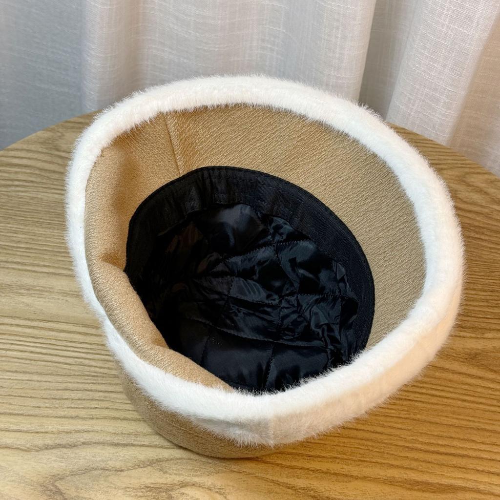 Winter New Plush Bucket Hat Cold Warm Fashion Basin Hat Children