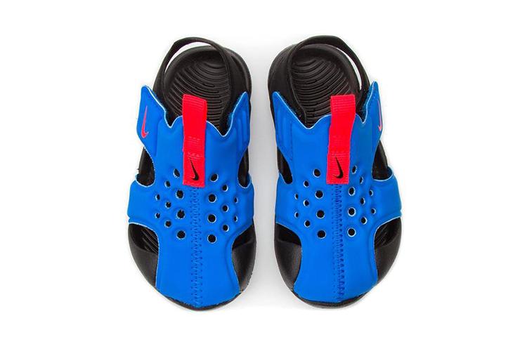 Nike Sunray Protect 2 Comfortable Low Top Toddler Shoes Blue Black Infant And Toddler 943827-400