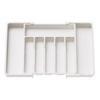 Adjustable Cutlery Storage Tray Large Capacity Silverware Drawer Organizer  Kitchen
