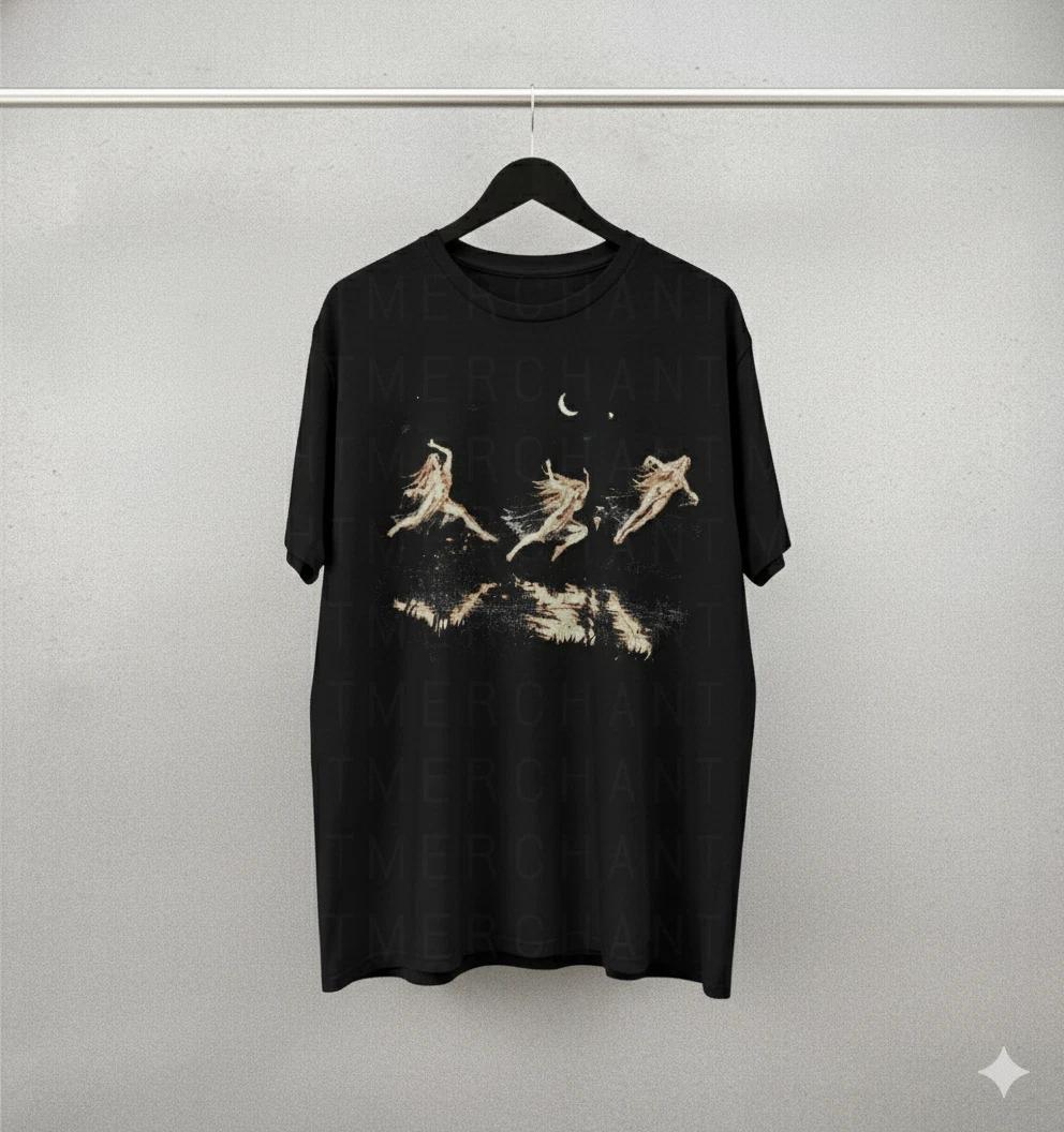 Unisex Adult Vintage Graphic Vintage Style Graphic T-Shirt Dancing ... XXL