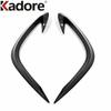 Front Fog Light Lamp Eyebrow Cover Trim For Toyota Highlander Hybrid - 2024 Black Car Foglight Eyelid Strip Accessories