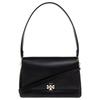 Gold Hardware Leather Shoulder Bag Medium Women's Black 180726-001 Package