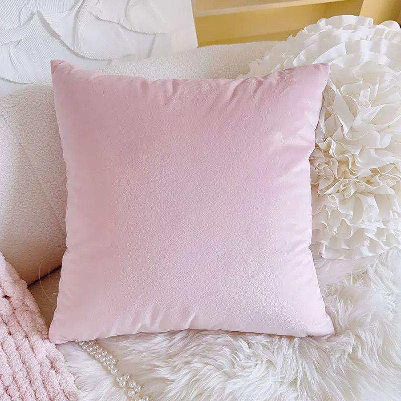 

Korean Ins Ballet Style Girl Pink Ribbon Bow Pillow Cream Style Cushion Bedroom Sofa Cushion Cover Pillowcase only without pillowcase
