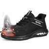 Men's Safety Shoes: Anti-smash, Anti-puncture, Oil-resistant, Wear-resistant - Ideal for Construction & Fashionable Workwear.