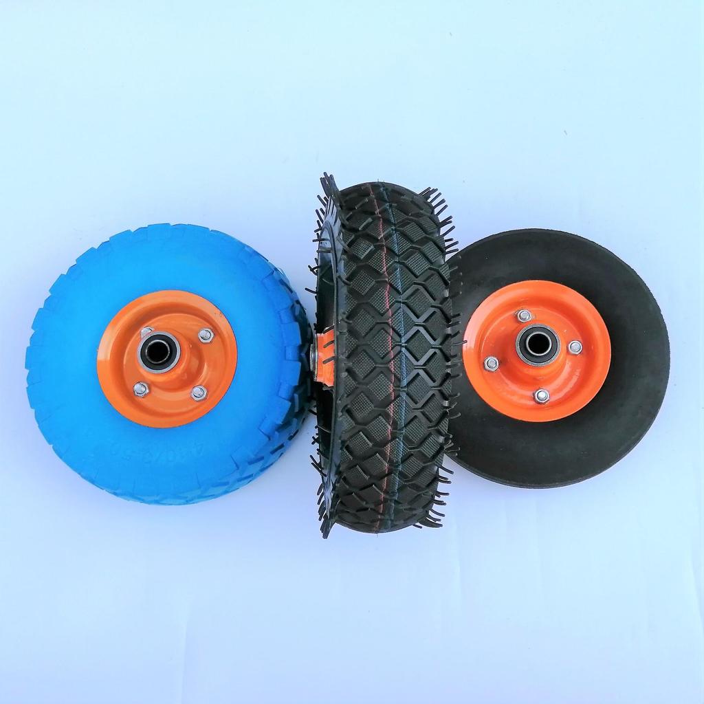 Rubber Industrial Cart Caster: Single Offset Sleeve, Pneumatic, Foam & Solid Options