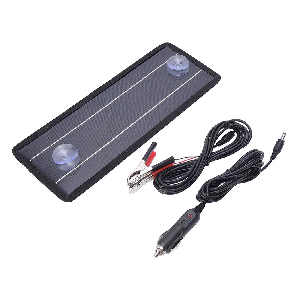 High Conversion Rate 4.5W Solar Car Storage Battery Charger Core Panel Can 12V To 5V