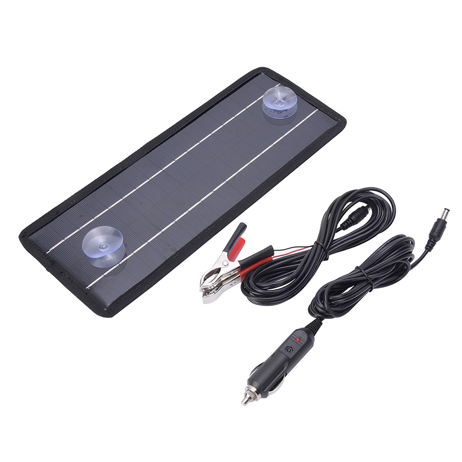

High Conversion Rate 4.5W Solar Car Storage Battery Charger Core Panel Can 12V to 5V