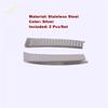 Car Rear Trunk Bumper Sill Plate Protector Plate Sill Trunk Guard Cover Trim For Mazda CX-5 CX5 2017 -  Silver Accessories