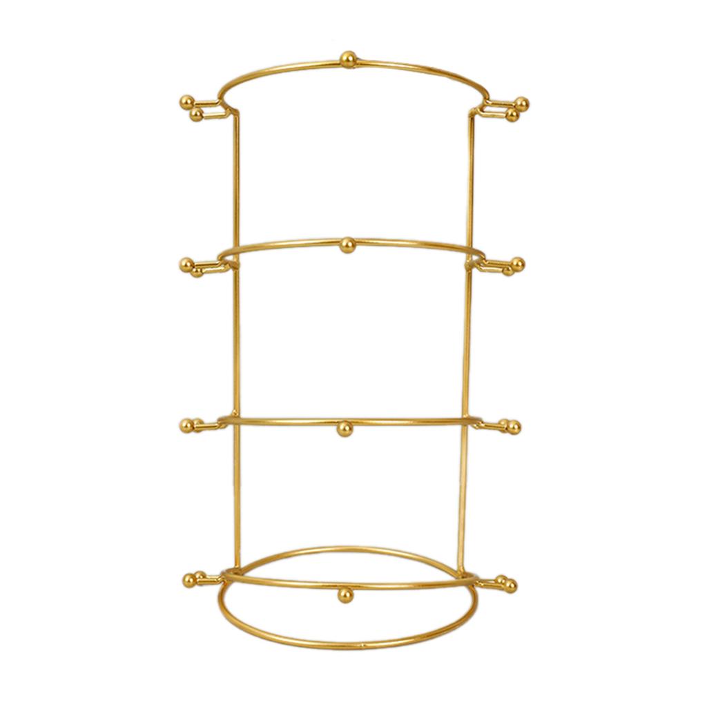 Bride Headbands Display Stand Jewelry Organizer Rack Princess Crown Headdress Holder High Capacity for Bride Hair Charm