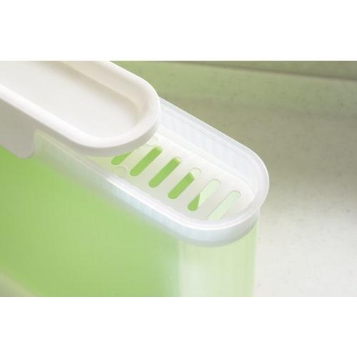 PEARL METAL H-5758, Made In Japan, Cutting Board Soaking Container, Whole-Purpose Sanitizing and Bleaching Kit