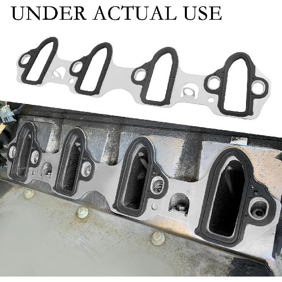 2PCS Intake Manifold Gasket Replacement OEM#MS98016T,Car Manifold Gasket For Sealing Cooling Lanes,Durable Intake Gaskets Set Compatible With