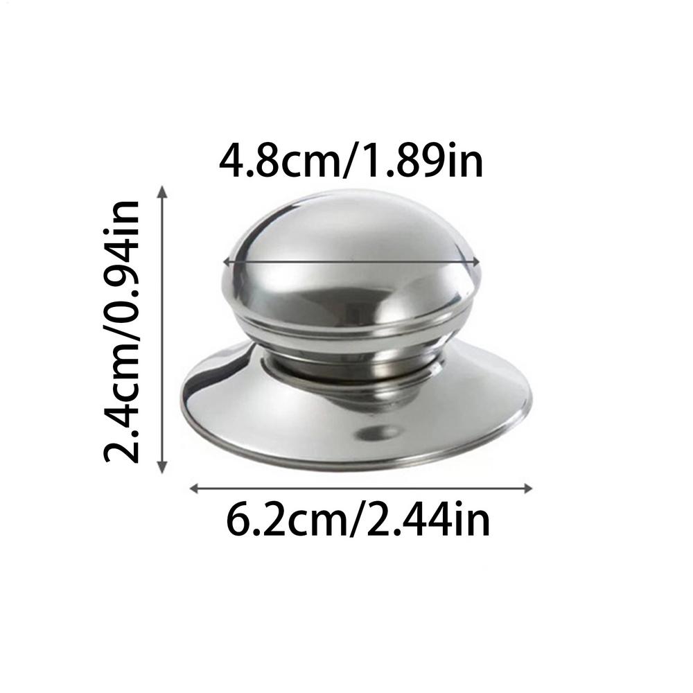 Pot Lid Handle Replacement Cooking Pot Pan Lid Holding Knob Replacement Heat Resistant Easy Installation Kitchen Cookware Pan