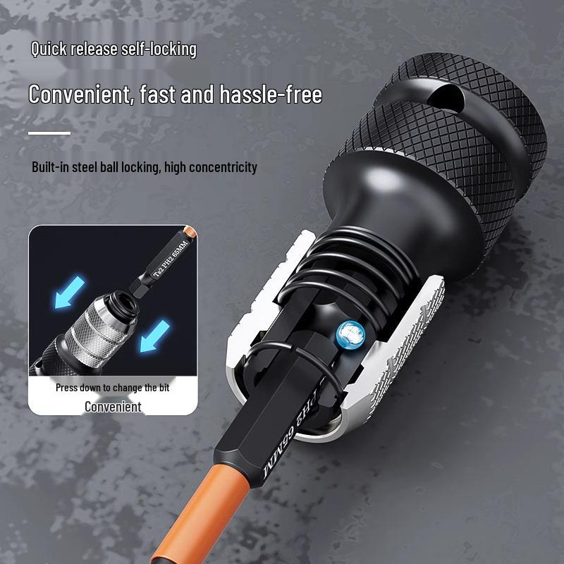 Multifunctional Electric Drill Bit & Wrench Adapter Set with Telescopic Socket