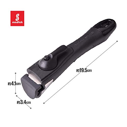 Lifepower Multi-Handle Frying Pan Handle, Black, Compatible with Handleless Pots and Pans, Durable Grip Design, Easy Installation, Universal, Detachab