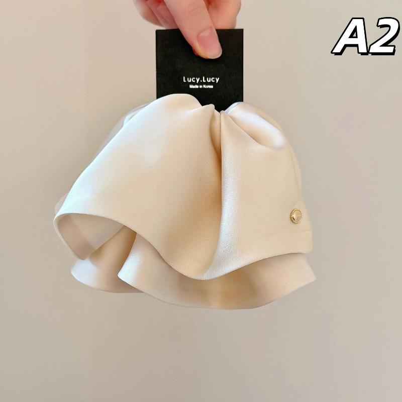 Bow Hair Claw Clip Solid Color Black White Hair Shark Grab Clip Hair Style Tools Hair Accessories For Women Girl