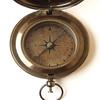 Nautical Ross London Brass Round Pocket Compass Marine Navigational Royal Device Gift Item