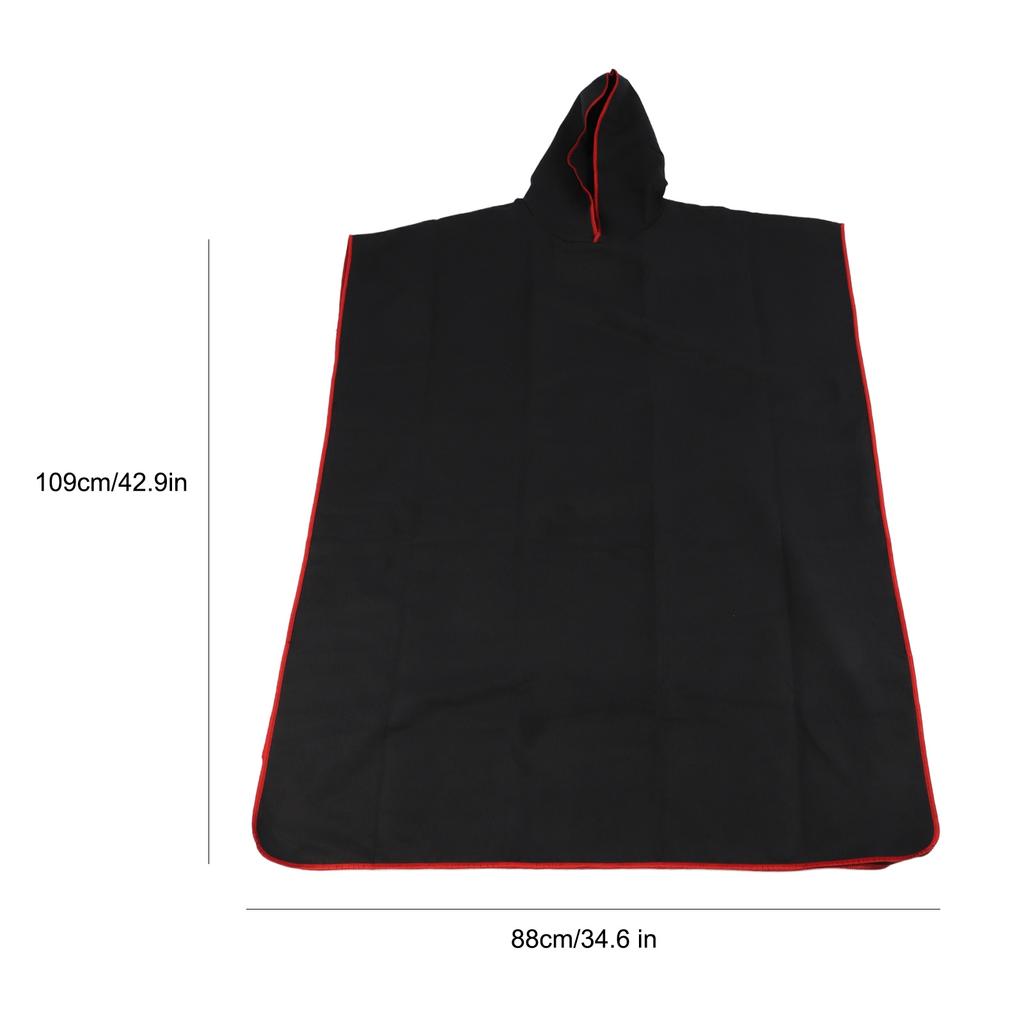 Surf Poncho Changing Towel with Hood Microfiber Beach Blanket Bath Towel Swim Towel Wetsuit Beach Poncho for Adults