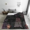 My Hero Academia Dabi Anime Manga MHA Blueflame Blankets  Fleece Sofa Throw Blanket for Home Travel Throws Bedspread Quilt
