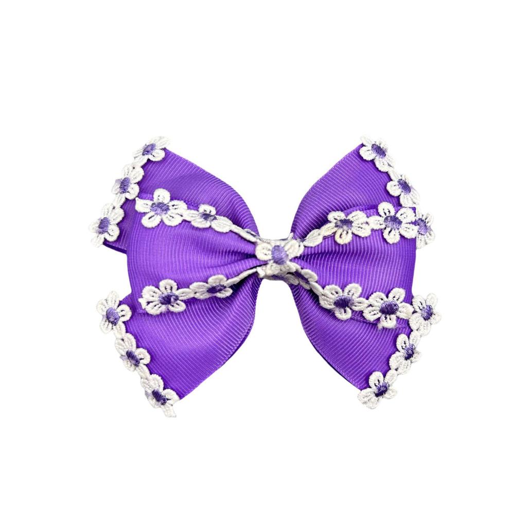 Multisport Heart Bow Hair Clip for Kids