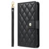 Applicable To iPhone17 Mobile Phone Leather Case, Samsung S26 Xiaoxiangfeng Rhombus Card Wallet Protective Case A17