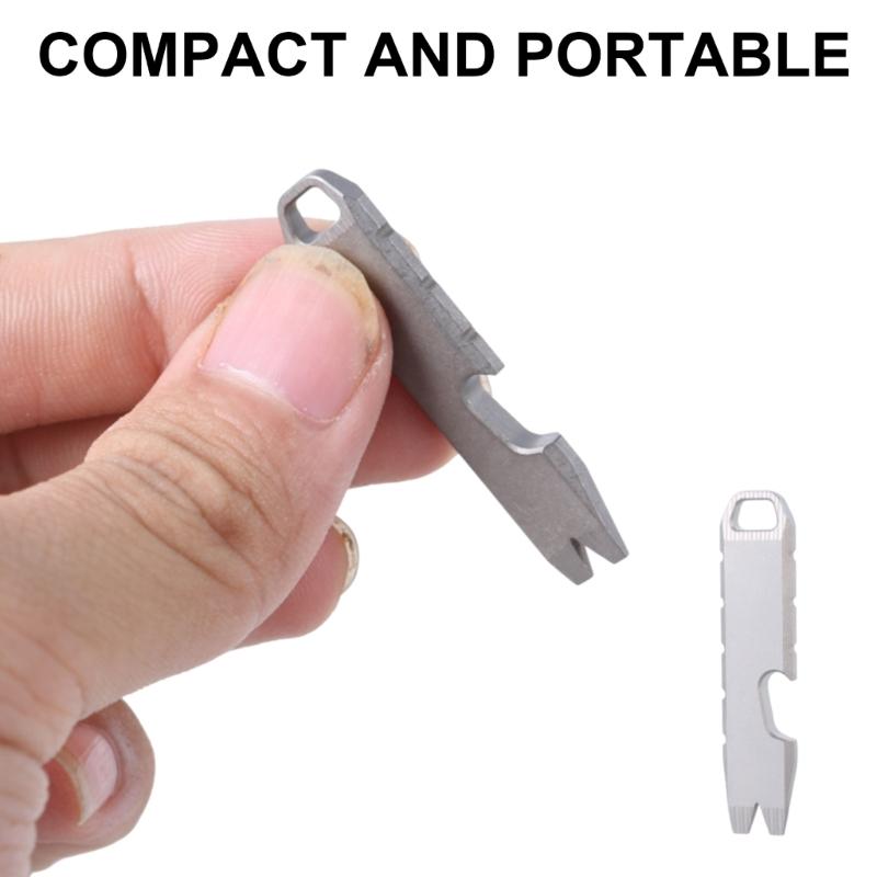 Metal Crowbars Multi Tool Bottle Opener Screwdriver Gear Multifunction Keychain Wrench Camping Survival Bottle Opener