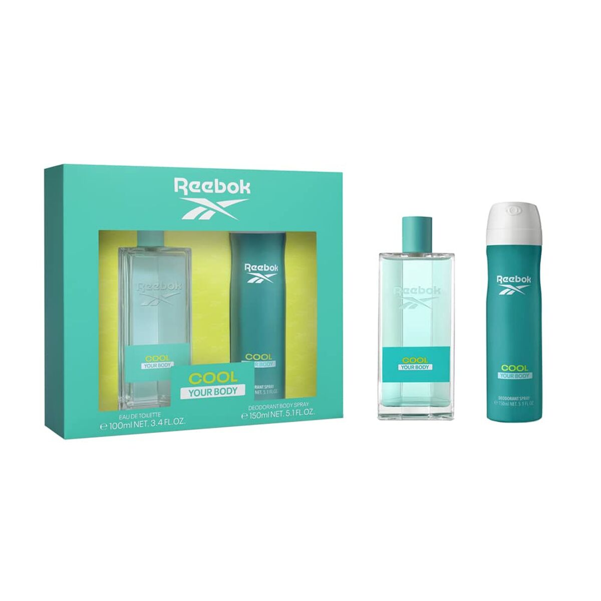 

Set de Parfum Femme Reebok Cool Your Body 2 Pièces