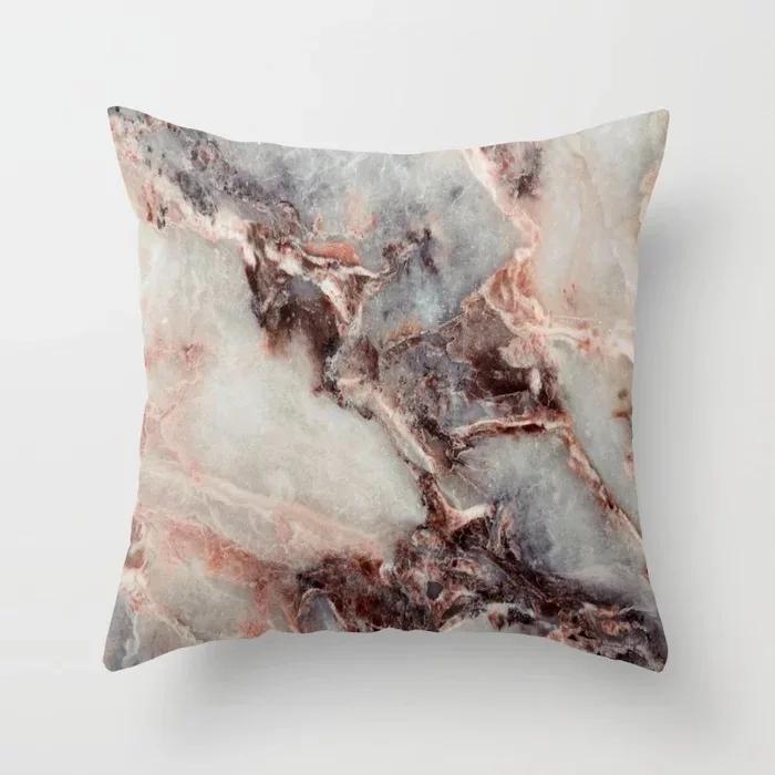 Brief Marble Geometric Sofa Decorative Pillowcase Polyester 45*45 Pillow Case Throw Pillow Home Decor Cushion Cover