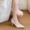 Fashion Ladies Summer New High Heels Casual Shallow Mouth Pointed Shoes Versatile Elegant Work Shoes Fashion Comfortable Women's Pumps