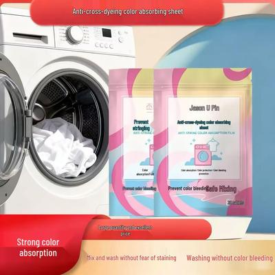 Color Absorption & Protection Sheets: Prevent Dye Transfer for Worry-Free Mixed Laundry