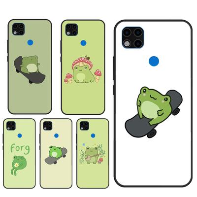 Żaba Deskorolka Słodkie Kawaii Etui Dla Xiaomi Redmi Note 11 Pro Redmi Note 10 7 8 9 Pro Note 10S 9S 9A 9C 9T 10 Pokrowiec
