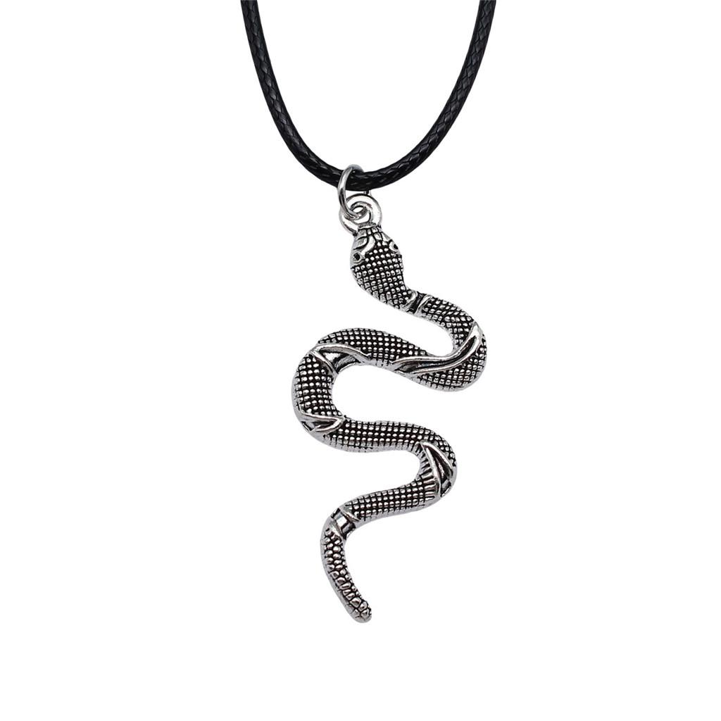 Caduceus Medical Symbol Pendant Necklace Doctor Nurse Gift With 45cm Leather Chain