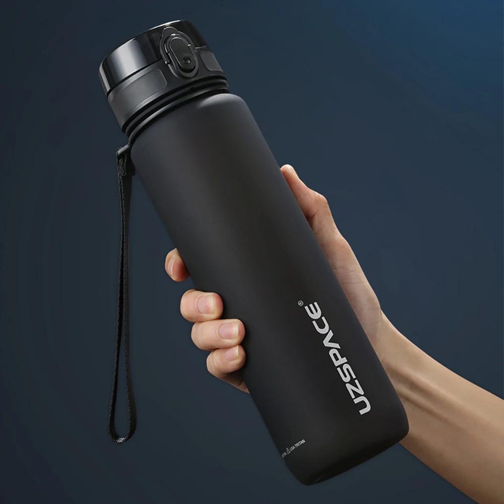Hochwertige Wasserflasche 500ML 1000ML BPA Frei Auslaufsicher Tragbar Für Erwachsene Kinder Sport Fitnessstudio Umweltfreundliche Trinkflaschen