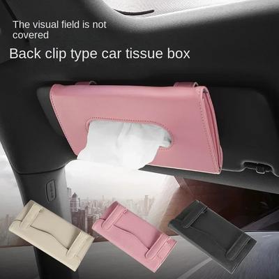 Auto Tissuebox Auto Zonneklep Tissueboxhouder Auto Interieur Opbergruimte Masker Opbergdoos Decoratie Voor Universele Auto Accessoires