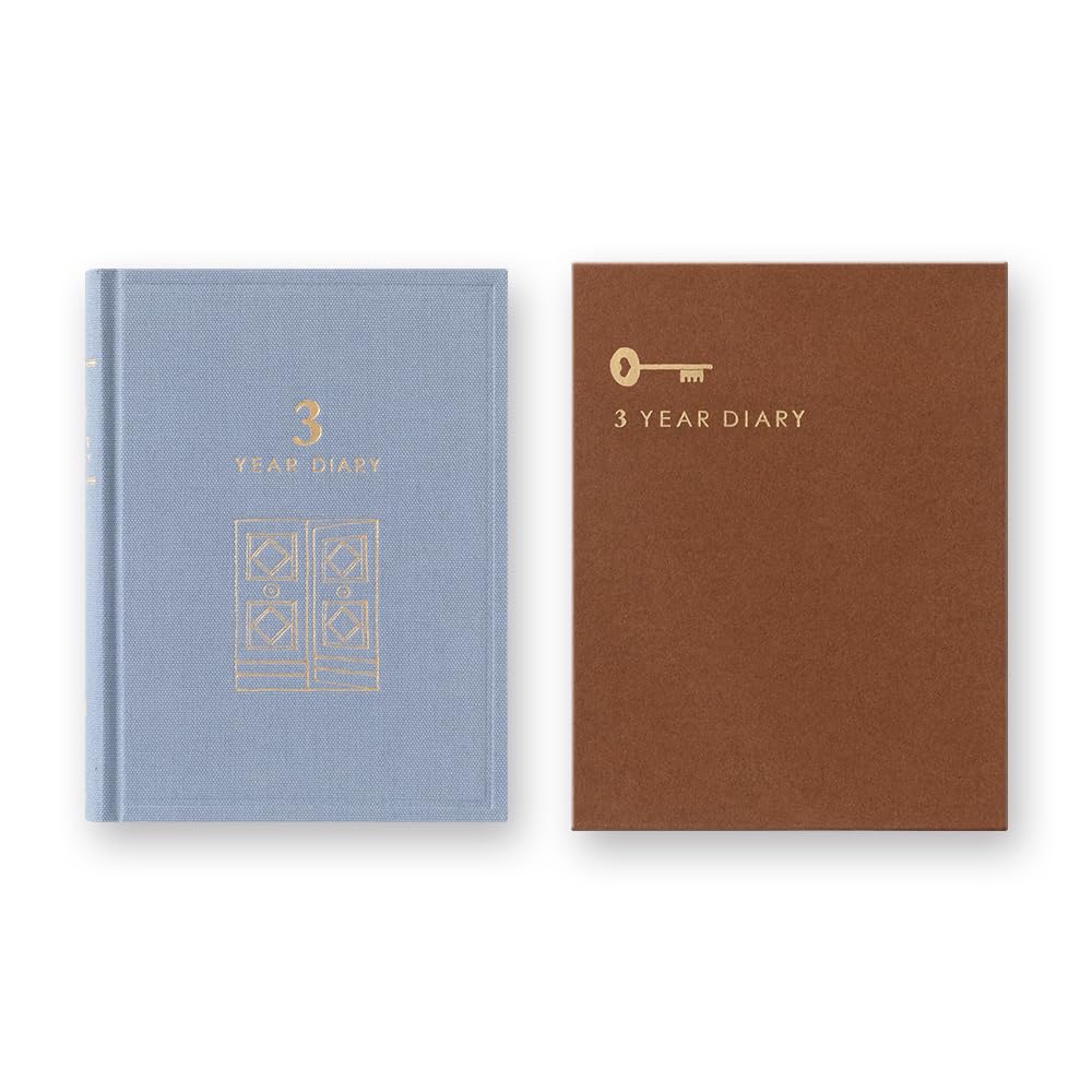 Midori Diary, 3-Year Use, Mini, Blue-Purple, 12711006