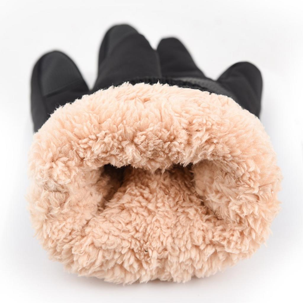 Ski Gloves for Men and Women, Windproof and Splash Proof In Autumn and Winter, Outdoor Motorcycle Riding, Plush and Thick Warm Gloves