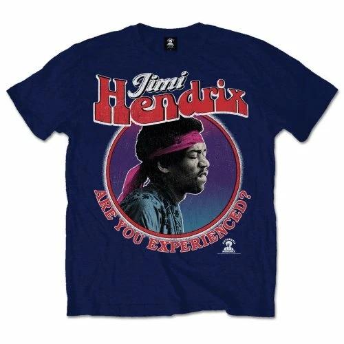 

Jimi Hendrix Are You Experienced Official Merchandise 100% Cotton T-shirt Mens Tees Top M/L/XL New- S