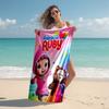 Proof Beach Towel with Rainbow Ruby Pattern - Soft,absorbent,quick-drying,machine Washable - Perfect for Swimming,camping,bathing