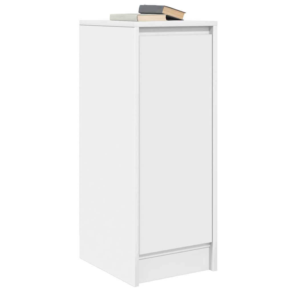 Sideboard In White 29.5 X 34 X 76 Cm Engineered Wood