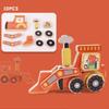 Wooden Construction Vehicle Toy Set For Stem Science Experiments And Educational Play