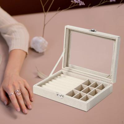 Earring Organizer Tray Jewelry Box for Counter