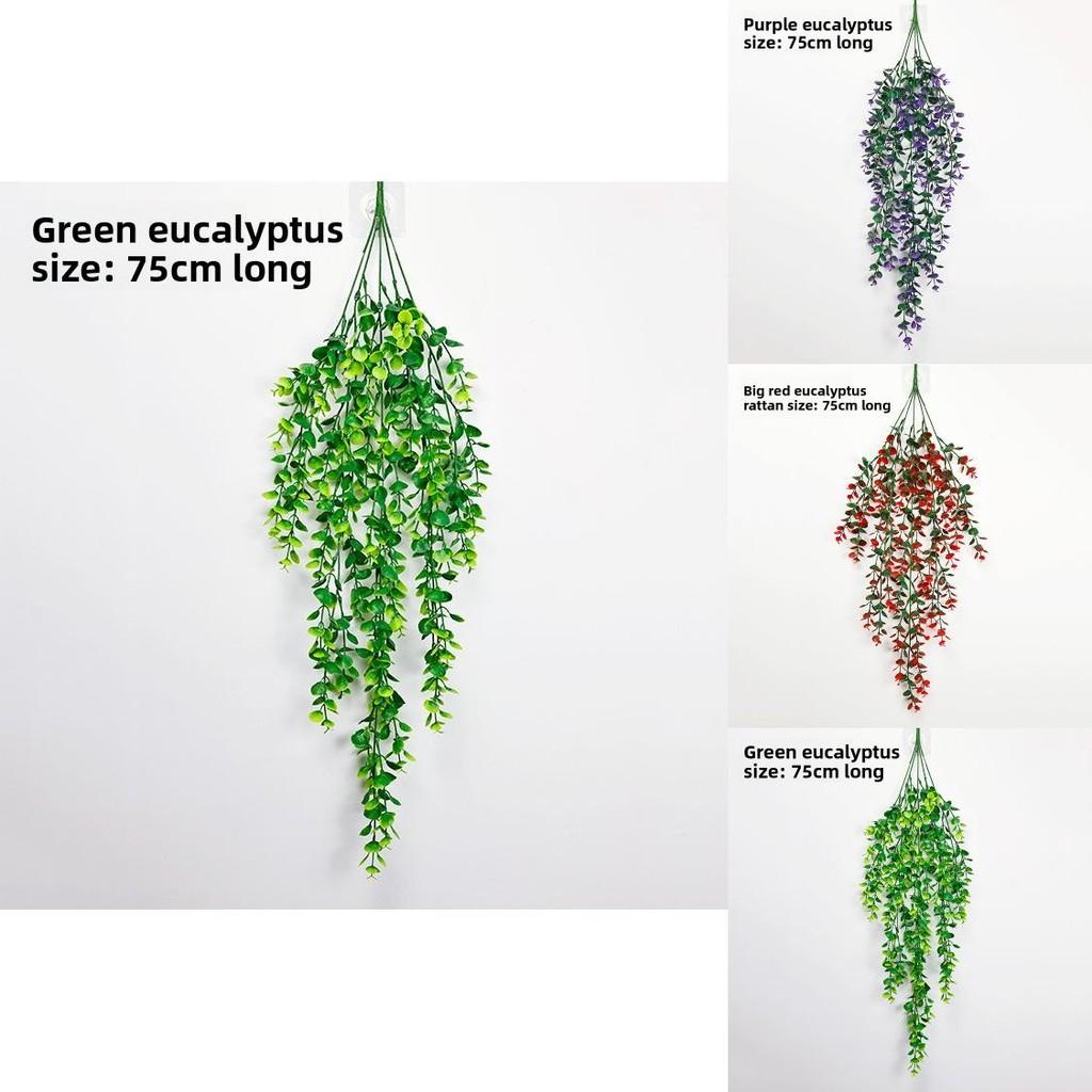 Artificial Eucalyptus Hanging Vine With Ecofriendly Plastic Material For Home Garden And Photography Props