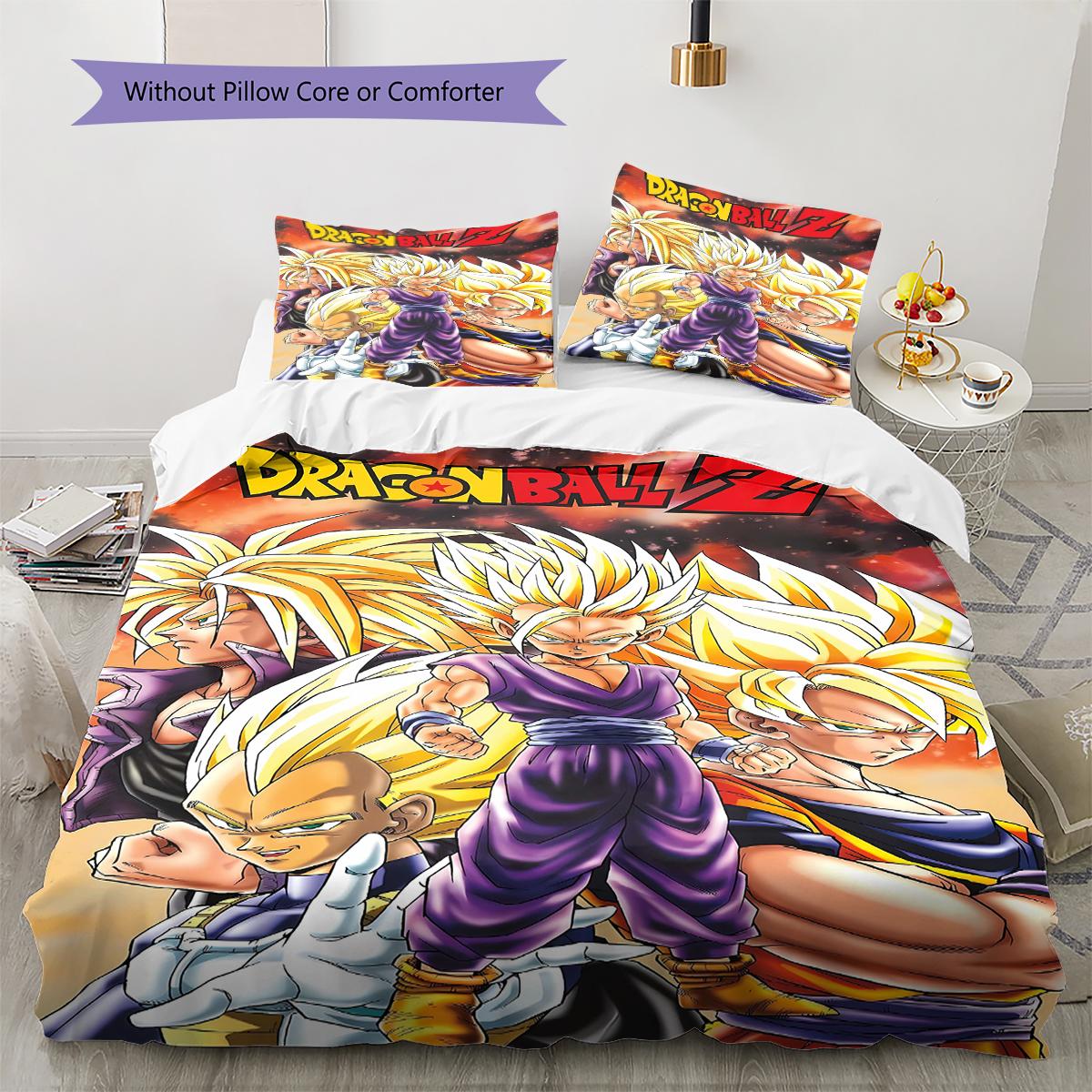 

Japanese Anime Pattern Bedding Quilt Set Quilt Cover Pillowcase Home Decoration Gift (1 * duvet cover + 2 * pillowcase, without core) 135x200cm