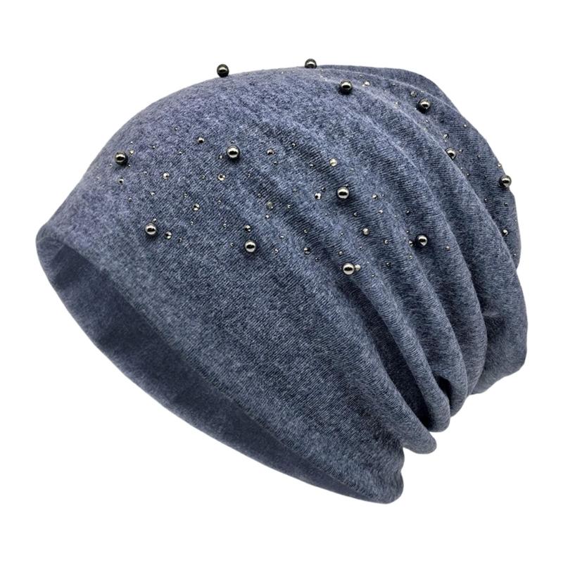 Breathable Skull Cap Slouch Stretchy Pullvoer Hat for Everyday Fashion and Muslims Women Daily Wear Comfortable Headwear