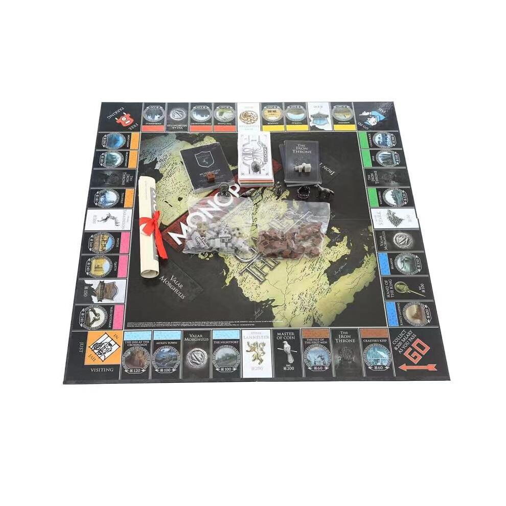 (Game Of Thrones) Monopoly Board Game Cartoon Party Card Games Gifts