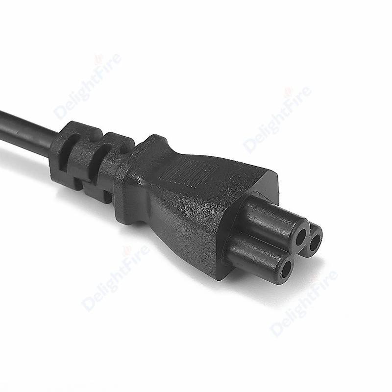 3 Prong AU Australia Plug AC Power Extension Cord 1.2m 4ft 100W C5 C13 Power Supply Cable for Dell Laptop PC Computer Monitor TV