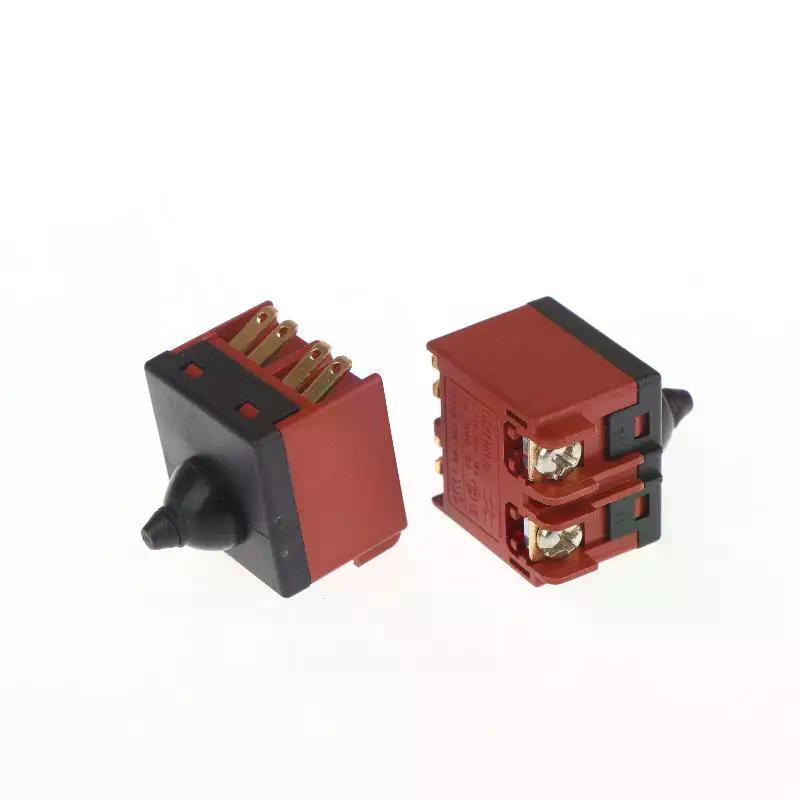 1/2 Pcs Push Button Switches Angle Grinder Switch Replacement Parts For 6-100 Polisher Angle Grinder Accessories Power Tool
