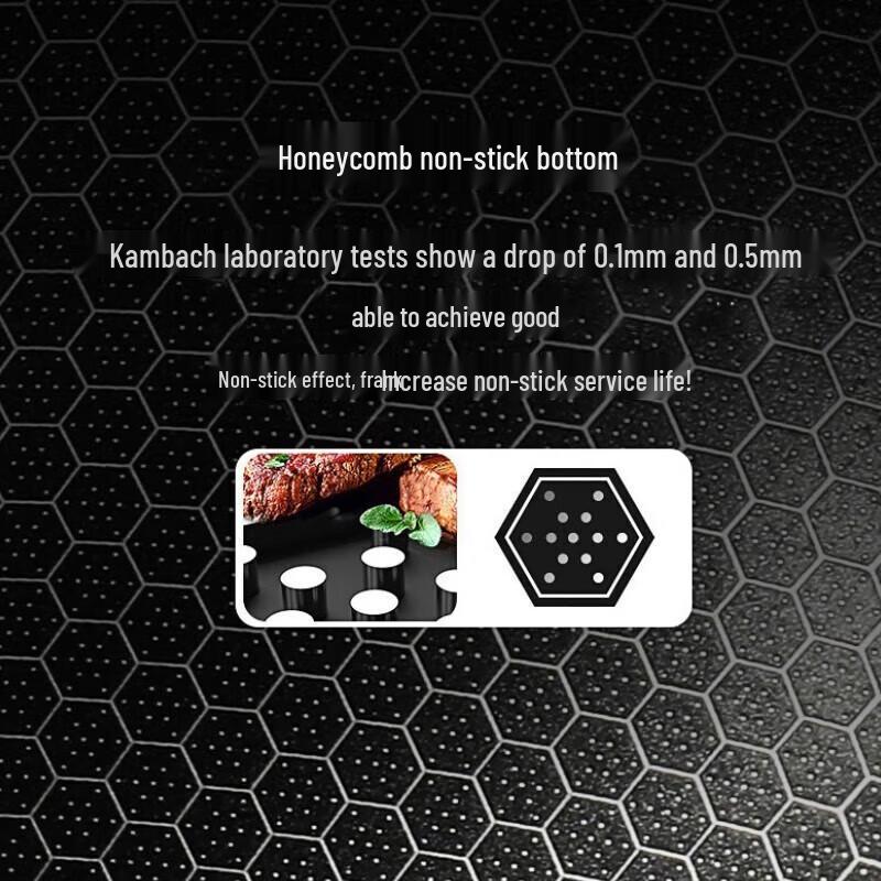 KBH Honeycomb 304 Stainless Steel Wok